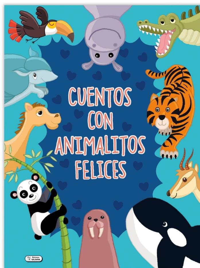 CUENTOS CON ANIMALES FELICES, de VARIOS | portada del libro