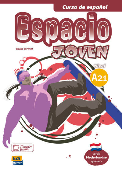 ESPACIO JOVEN A2 1 HOLANDA LIBRO DEL ALUMNO | portada del libro