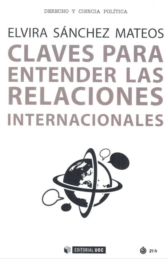 Claves para entender las relaciones internacionales, de Sánchez Mateos, Elvira | portada del libro