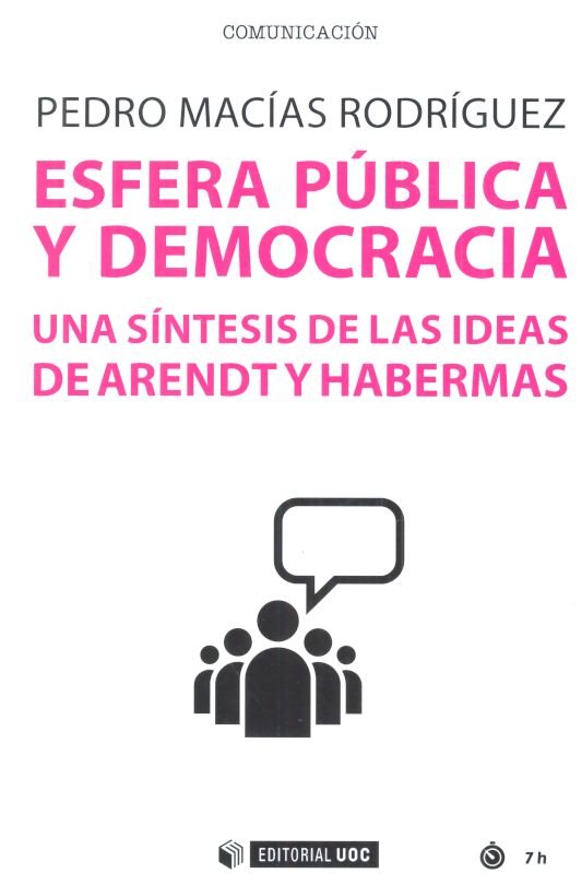 Esfera pública y democracia, de Macías Rodríguez, Pedro | portada del libro