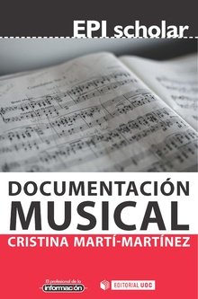 Documentación musical, de Martí-Martínez, Cristina | portada del libro