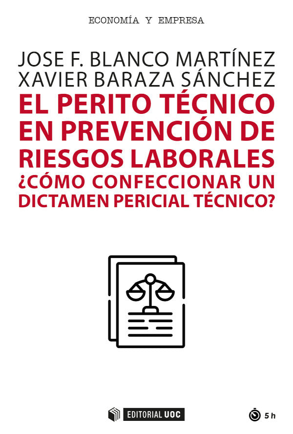EL PERITO TECNICO EN PREVENCION DE RIESGOS LABORALES COMO, de JOSE F BLANCO MARTINEZ | portada del libro