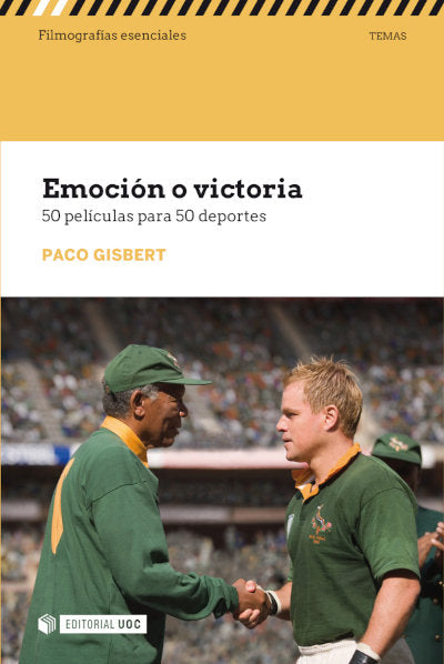 EMOCION O VICTORIA 50 PELICULAS PARA 50 DEPORTES, de PACO GISBERT | portada del libro