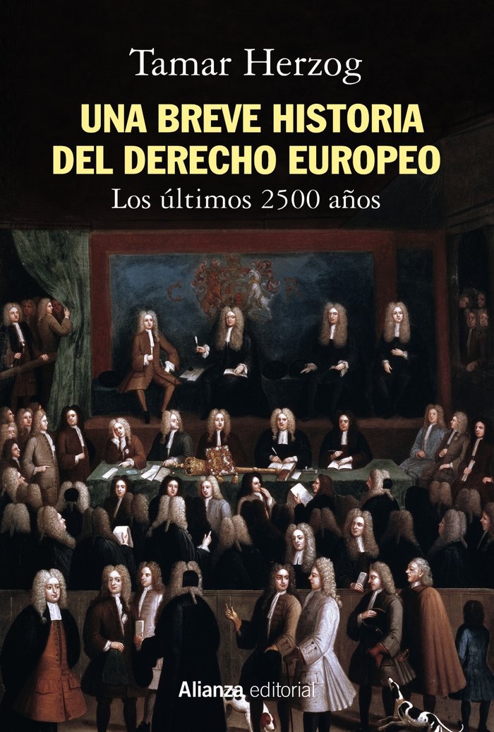 Una breve historia del derecho europeo, de Herzog, Tamar | portada del libro