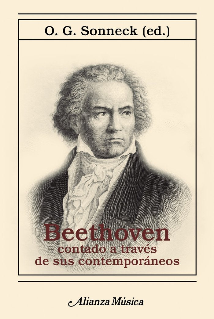 Beethoven contado a través de sus contemporáneos, de Sonneck, O. G. | portada del libro