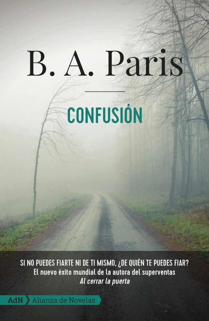 Confusión [AdN], de Paris, B. A. | portada del libro