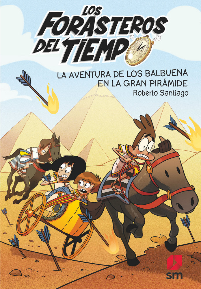 Los Forasteros del Tiempo 7: La aventura de los Balbuena en la gran pirámide, de Santiago, Roberto | portada del libro