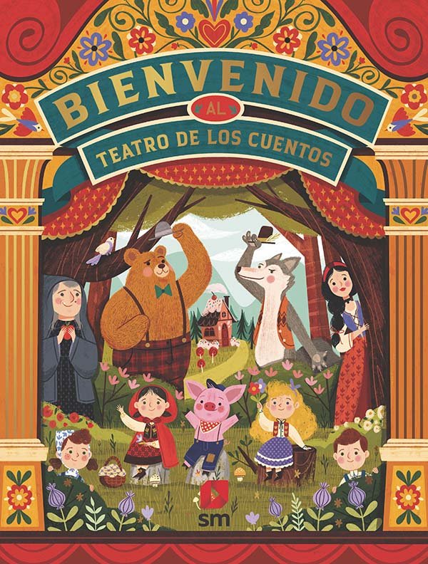 Bienvenido al teatro de los cuentos, de Escobar , Paola | portada del libro