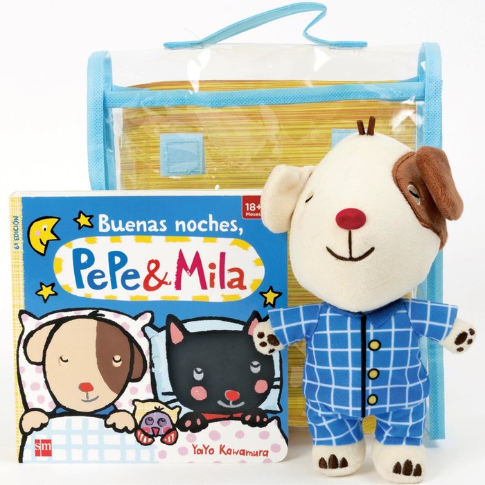 Pack de Buenas noches, Pepe & Mila (con muñeco de Pepe en pijama), de Kawamura, Yayo | portada del libro