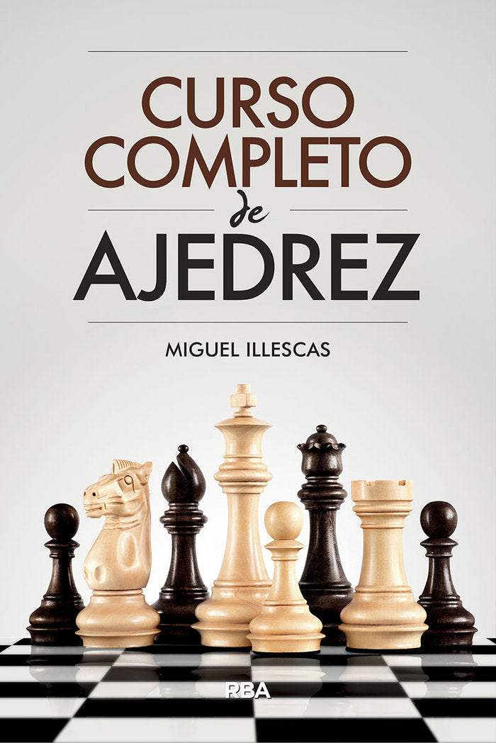 CURSO COMPLETO DE AJEDREZ, de Illescas Córdoba | portada del libro
