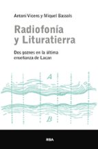RADIOFONÍA Y LITURATIERRA, de Miquel Bassols | portada del libro