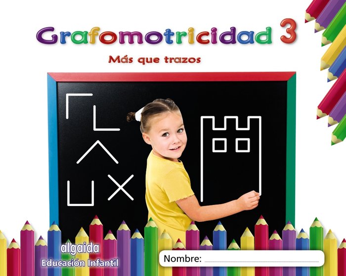 Grafomotricidad 3. Más que trazos, de Campuzano Valiente | portada del libro