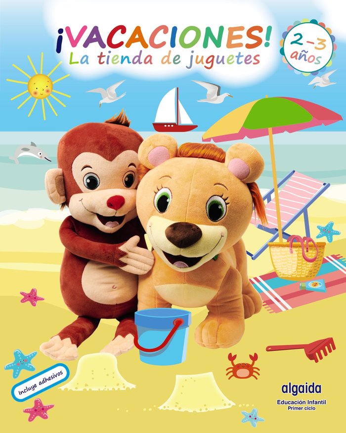 CUADERNO DE VACACIONES. LA TIENDA DE JUGUETES 2-3 AÑOS, de CAVADA JURADO | portada del libro