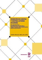 Rendición de cuentas y control externo en España, de Abellán López | portada del libro