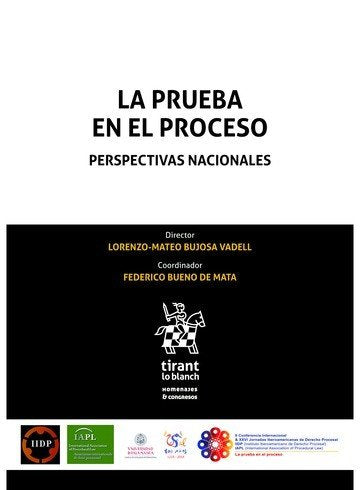 La Prueba en el Proceso. Perspectivas Nacionales, de Bujosa Vadell | portada del libro