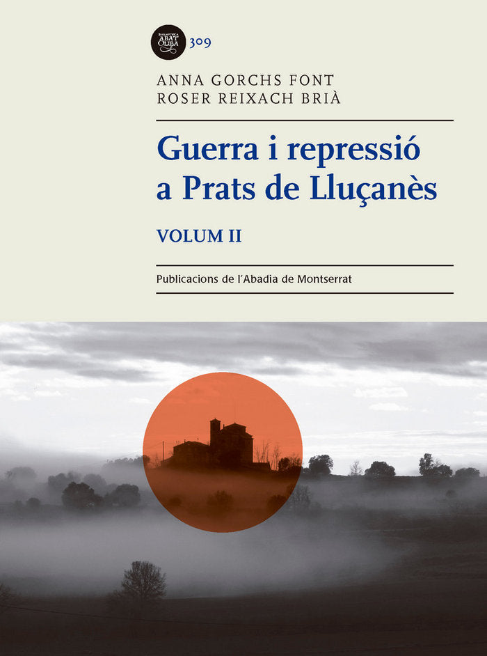 Guerra i repressió a Prats de Lluçanès, Volum 2, de Reixach Brià, Roser | portada del libro