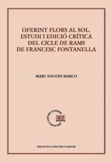 OFERINT FLORS AL SOL, de SOGUES MARCO, MARC | portada del libro