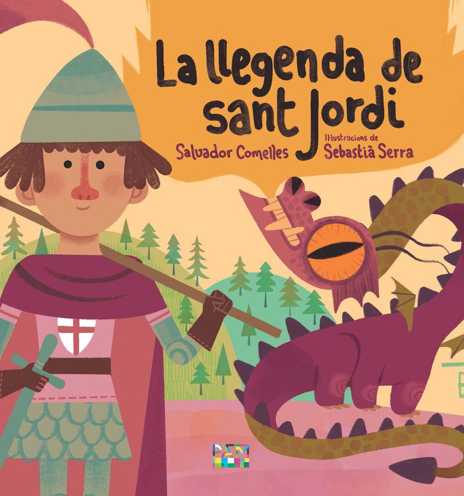 LA LLEGENDA DE SANT JORDI, de SALVADOR COMELLES GARCIA | portada del libro