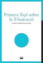 PRIMERA LLIúó SOBRE LA IL·LUSTRACIó, de MARIA PAREDES I BAULIDA | portada del libro