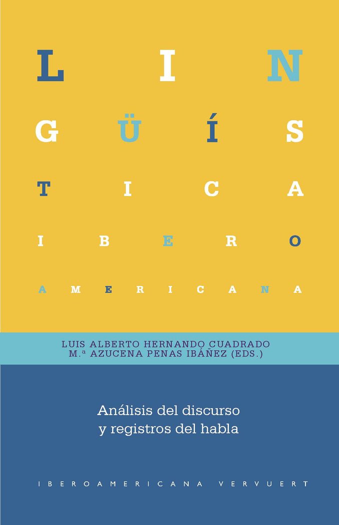Análisis del discurso y registros del habla, de HERNANDO CUADRADO,LUIS ALBERTO | portada del libro