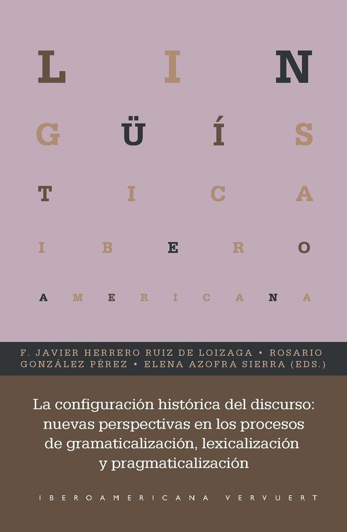 LA CONFIGURACION HISTORICA DEL DISCURSO, de F JAVIER HERRERO RUIZ DE LOIZAGA | portada del libro