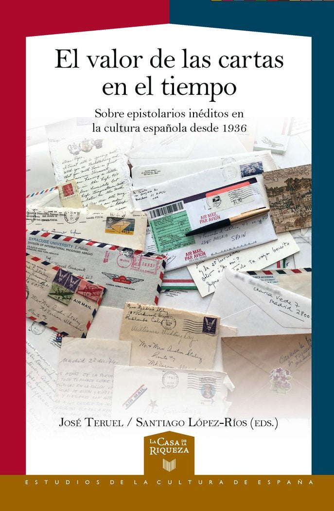 EL VALOR DE LAS CARTAS EN EL TIEMPO SOBRE EPISTOLARIOS INED | portada del libro