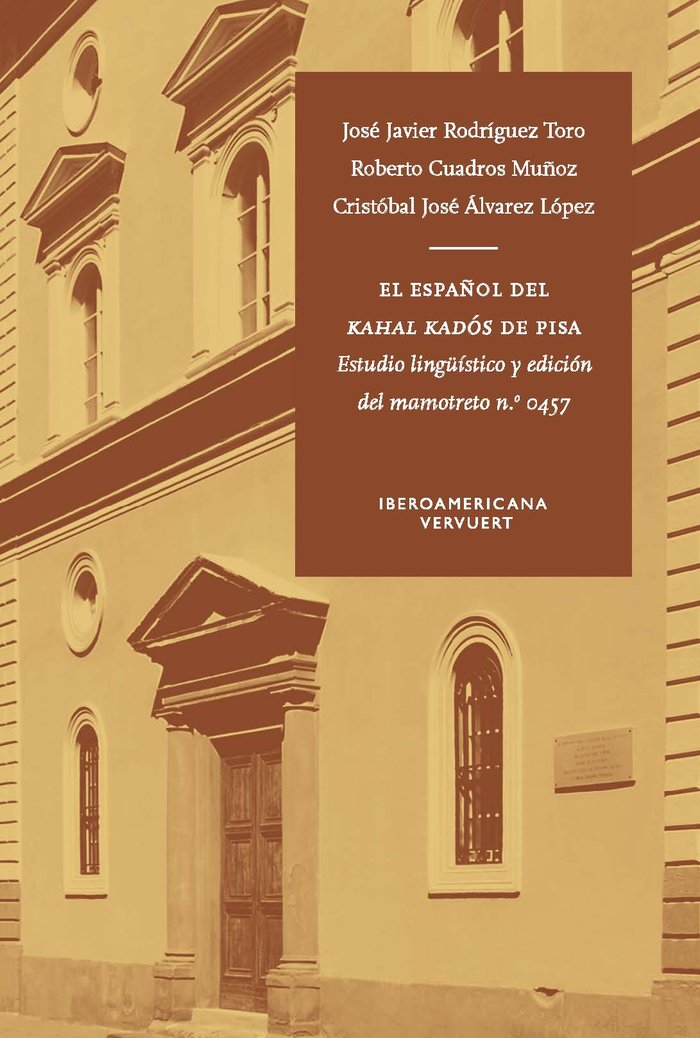 EL ESPAÑOL DEL KAHAL KADOS DE PISA, de AA.VV. | portada del libro