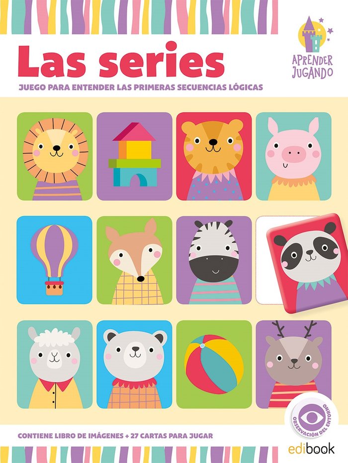 APRENDER JUGANDO LIBRO CON FIGURAS TROQUELADAS- LAS SERIES | portada del libro