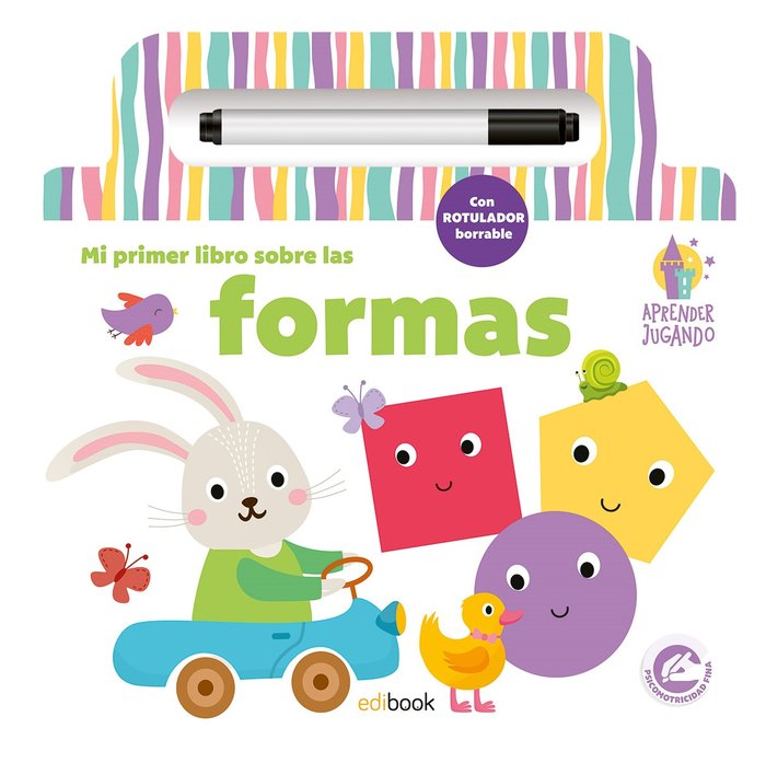 APRENDER JUGANDO LIBRO PIZARRA FORMAS | portada del libro
