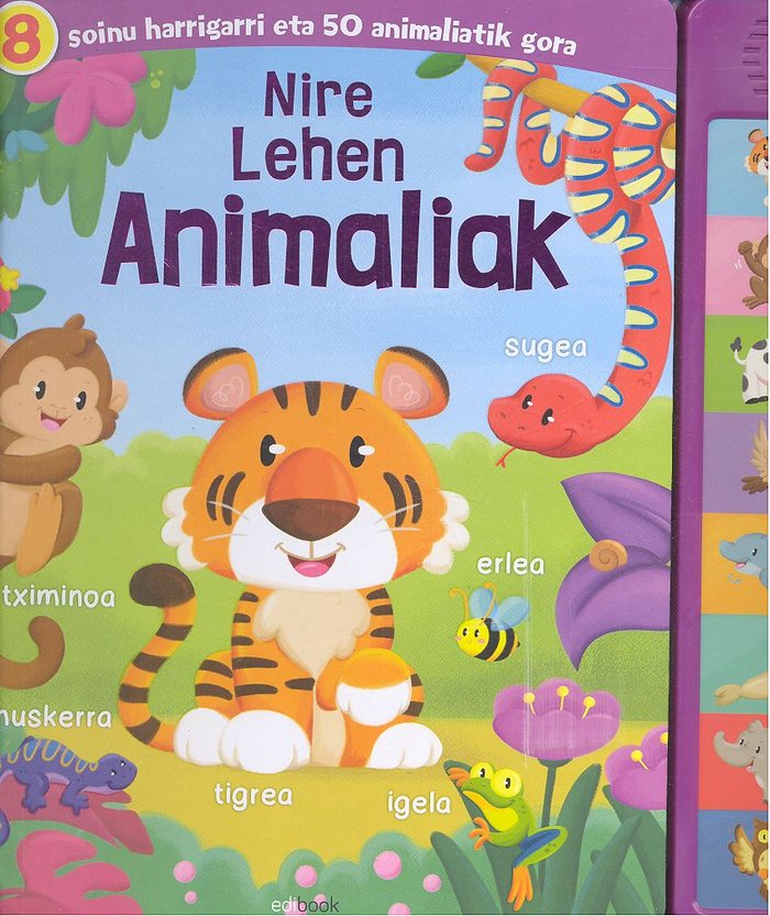 NIRE LEHEN ANIMALIAK- LIBURU SOINUDUNA, de AA.VV. | portada del libro