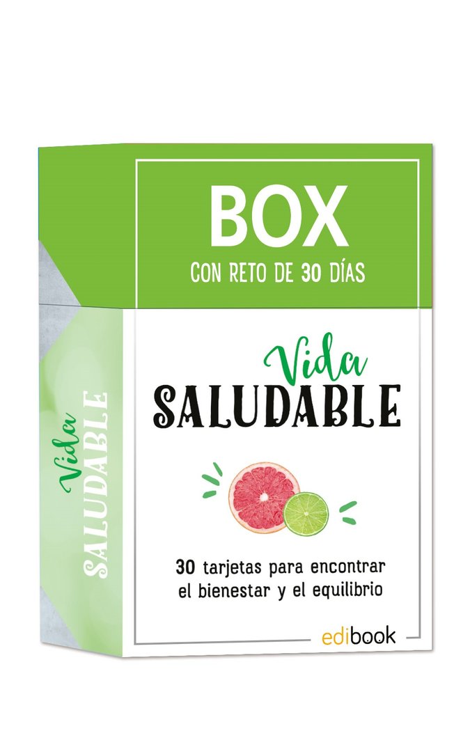 BOX CON RETO DE 30 DÍAS- VIDA SALUDABLE | portada del libro