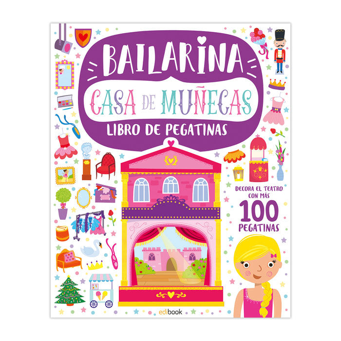 CASA DE MUÑECAS. LIBRO DE PEGATINAS -BAILARINA, de VARIOS | portada del libro