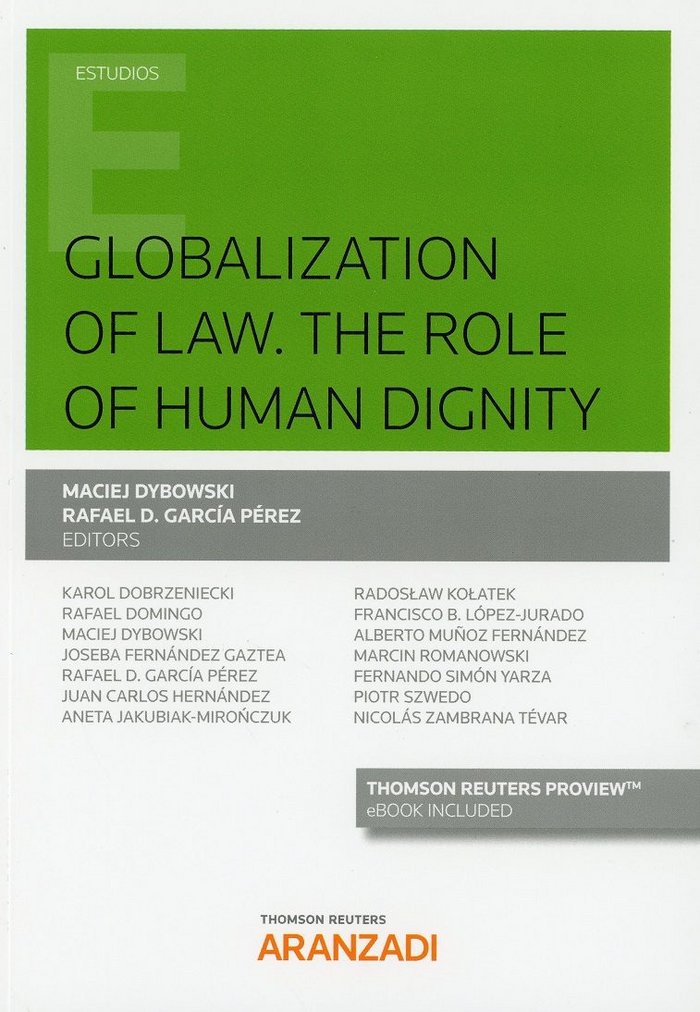 Globalization of Law. The Role of Human Dignity (Papel + e-book), de Dybowski, Maciej | portada del libro