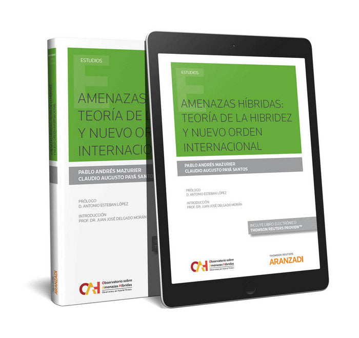 Amenazas Híbridas: Teoría de la hibridez y nuevo orden internacional (Papel + e-book), de Mazurier, Pablo Andrés | portada de