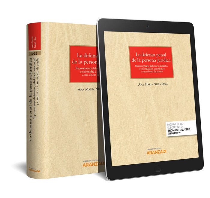 La defensa penal de la persona jurídica (Papel + e-book), de Neira Pena, Ana María | portada del libro