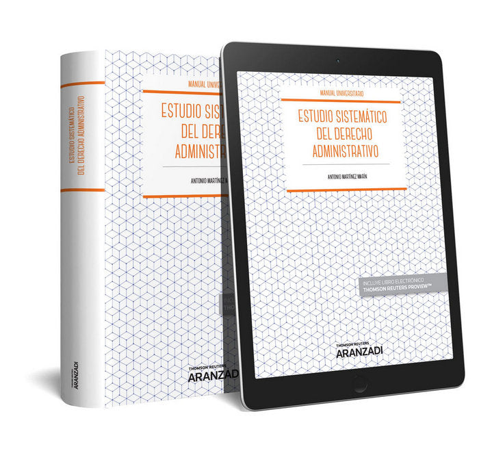 Estudio sistemático del Derecho administrativo (Papel + e-book), de Martínez Marín, Antonio | portada del libro