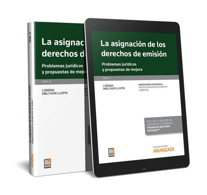 La asignación de los derechos de emisión (Papel + e-book), de Melchor Llopis, Lorena | portada del libro