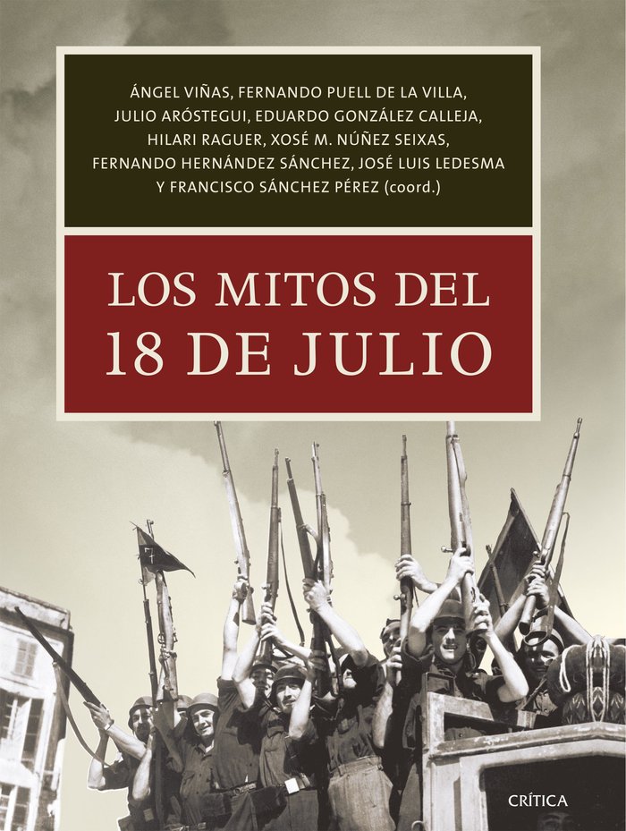 Los mitos del 18 de julio, de Viñas, Ángel | portada del libro