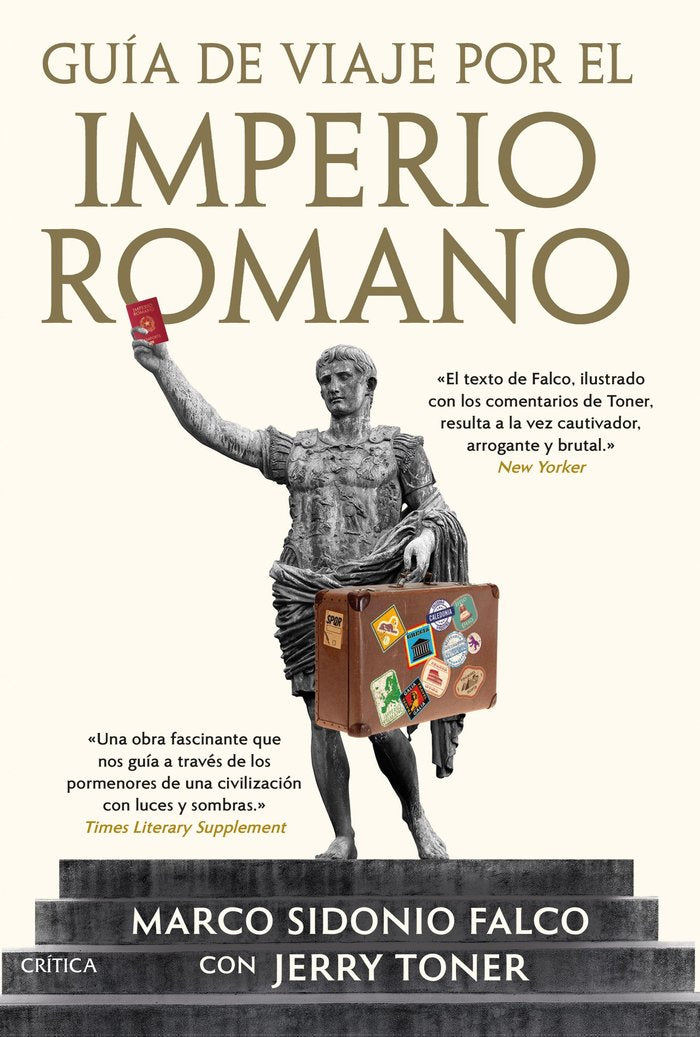 UNA GUIA DE VIAJE POR EL IMPERIO ROMANO, de JERRY TONER | portada del libro