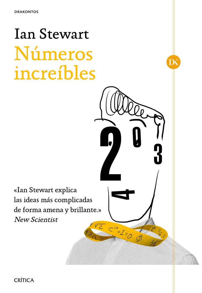 NUMEROS INCREIBLES, de IAN STEWART | portada del libro