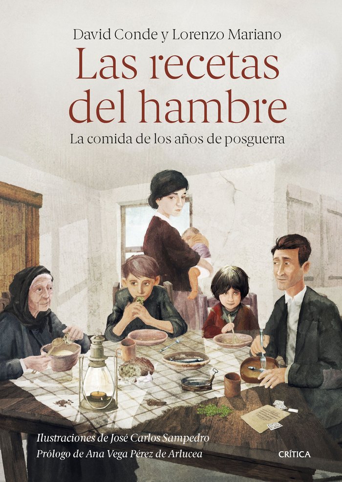 LAS RECETAS DEL HAMBRE, de DAVID CONDE | portada del libro