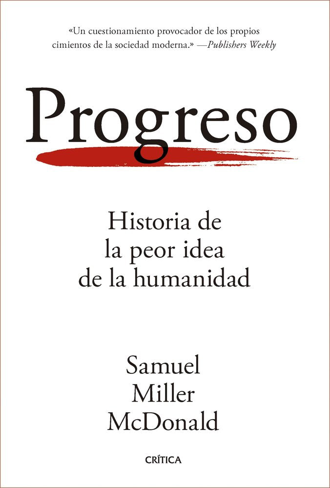 PROGRESO, de MILLER MCDONALD, SAMUEL | portada del libro