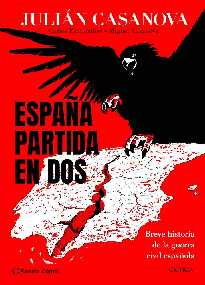 ESPAÑA PARTIDA EN DOS, de CASANOVA, JULIAN | portada del libro
