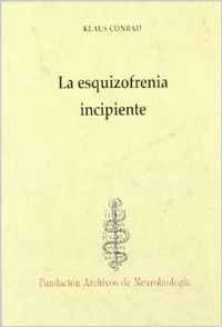 La esquizofrenia incipiente, de Conrad, Klaus | portada del libro