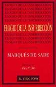 Elogio de la insurreción, de de Sade, Marqués | portada del libro