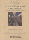 Quan encara no sabíem res, de Miró Coromina | portada del libro