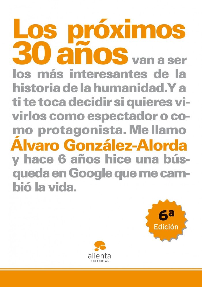 Los próximos 30 años..., de González-Alorda | portada del libro