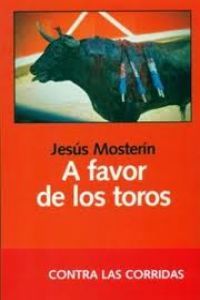 A FAVOR DE LOS TOROS, de MOSTERIN | portada del libro