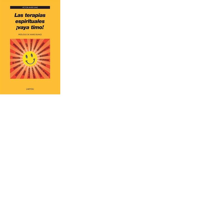 Las terapias espirituales ¡vaya timo!, de Sanz Larrínaga | portada del libro