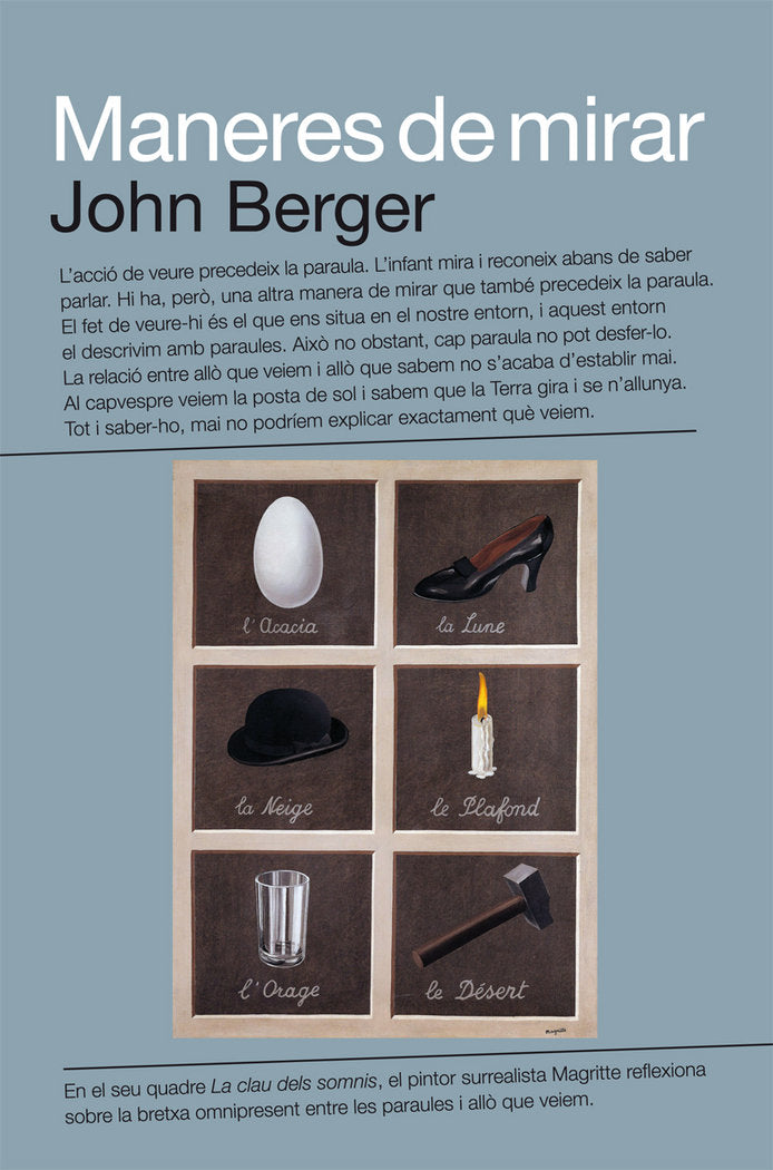 Maneres de mirar, de Berger | portada del libro